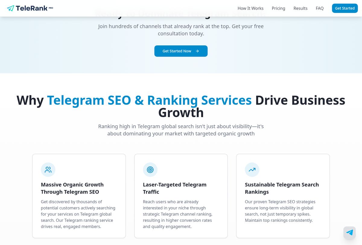 TelerankPro website screenshot 3